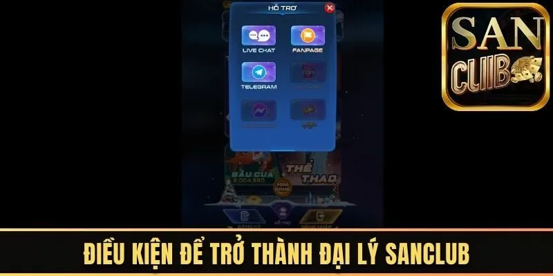 Điều kiện để trở thành đại lý Sanclub