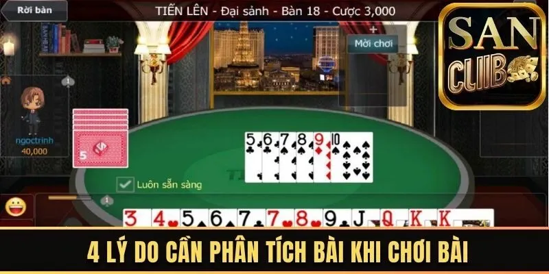 4 lý do cần phân tích bài khi chơi bài
