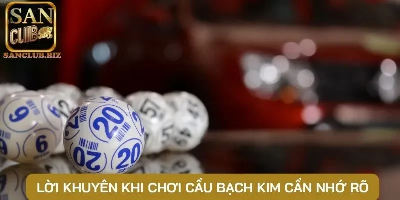 Lời khuyên khi chơi cầu bạch kim cần nhớ rõ