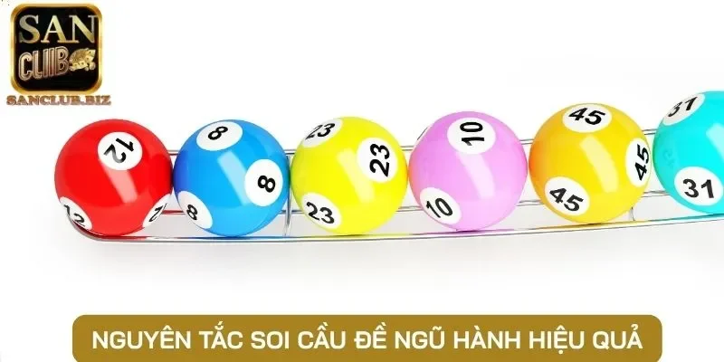 Nguyên tắc soi cầu đề ngũ hành hiệu quả